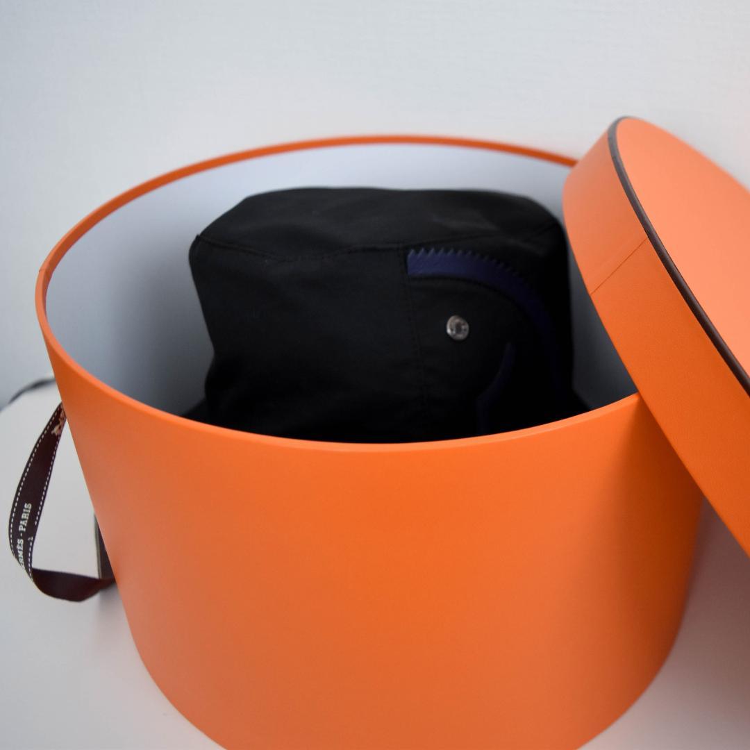 HERMES エルメス ハット ヘレン ネイビー
