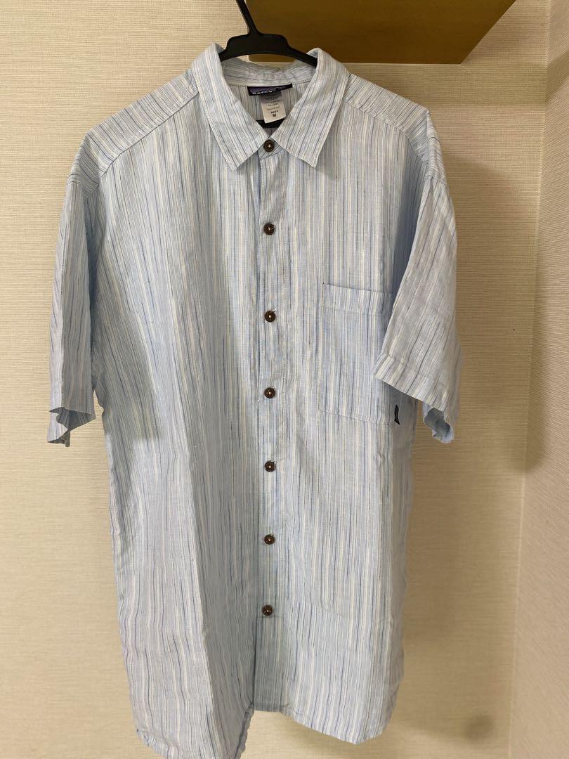 【パタゴニア】ヘンプ100% 半袖シャツ　Mサイズ　patagonia 古着 パタゴニア Patagonia 半袖 ヘンプシャツ メンズL