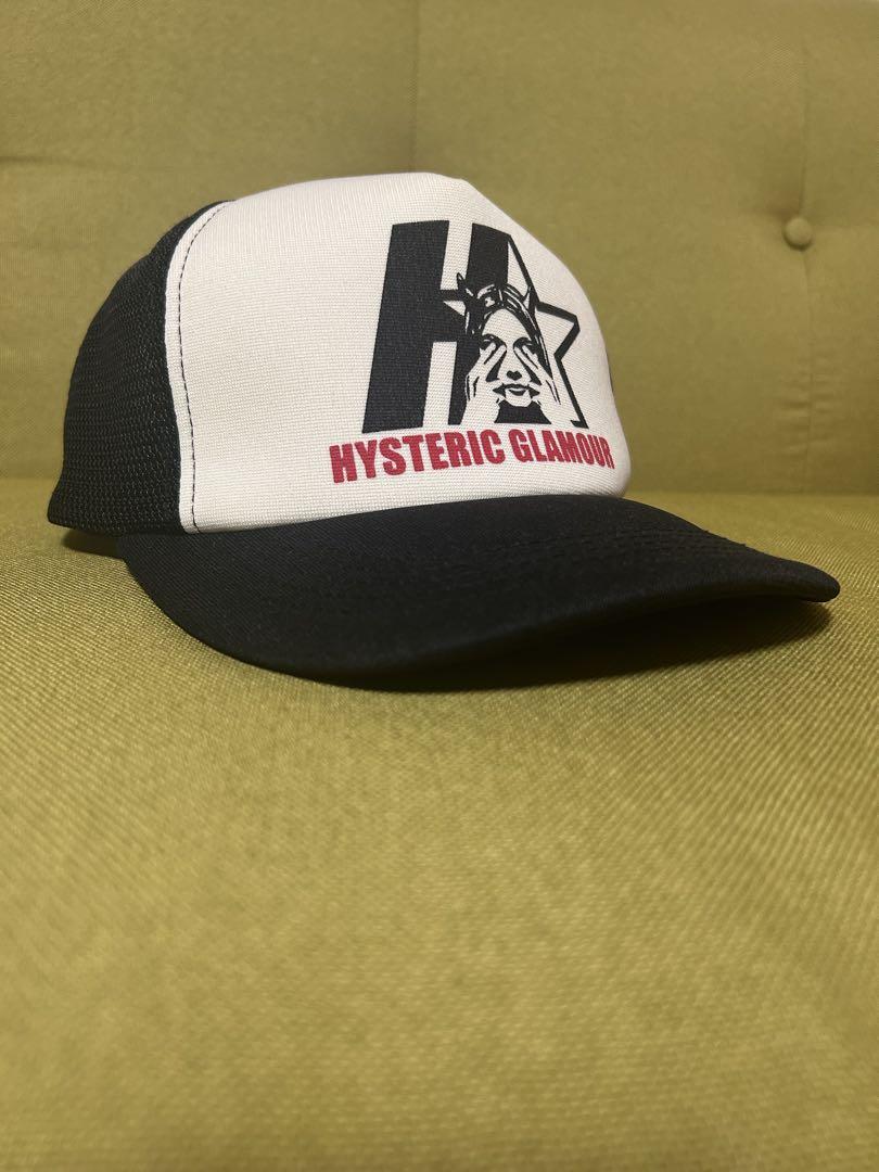 HYSTERIC GLAMOUR トラッカーキャップ ホワイト/ブラック