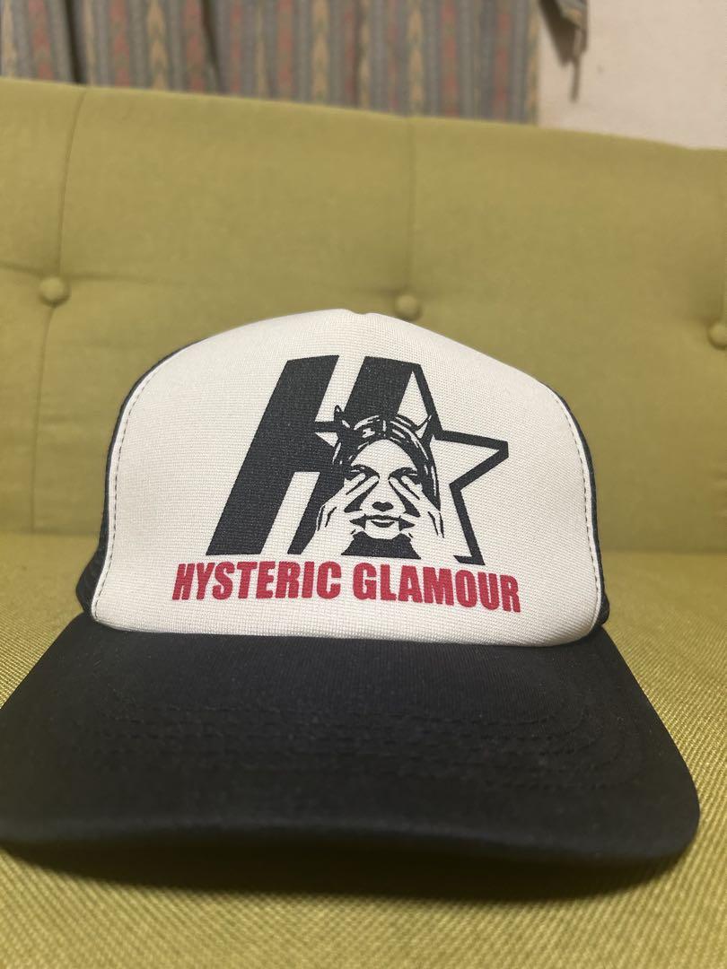 HYSTERIC GLAMOUR トラッカーキャップ ホワイト/ブラック