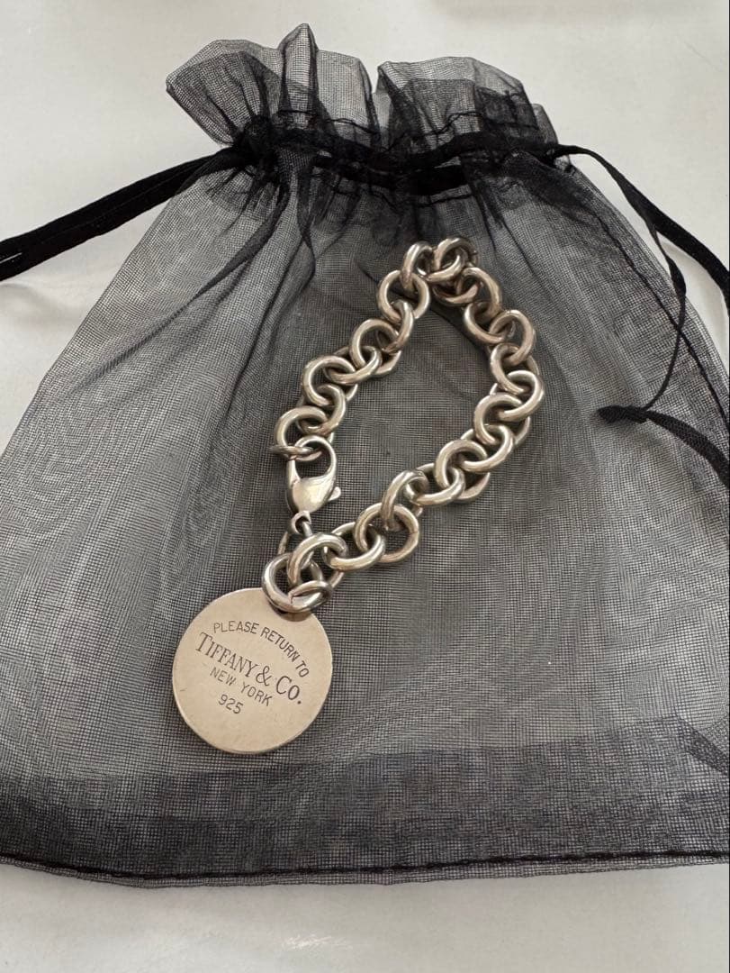 ティファニー リターン トュ ラウンドタグ ブレスレット