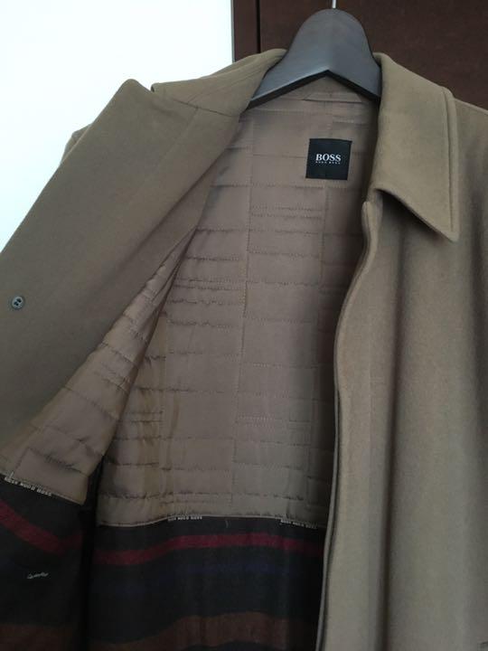 HUGO BOSS. ウール(カシミア10%) ハーフコート 買い得な福袋 Hugo Bossのウール製ハーフコート ピーコート