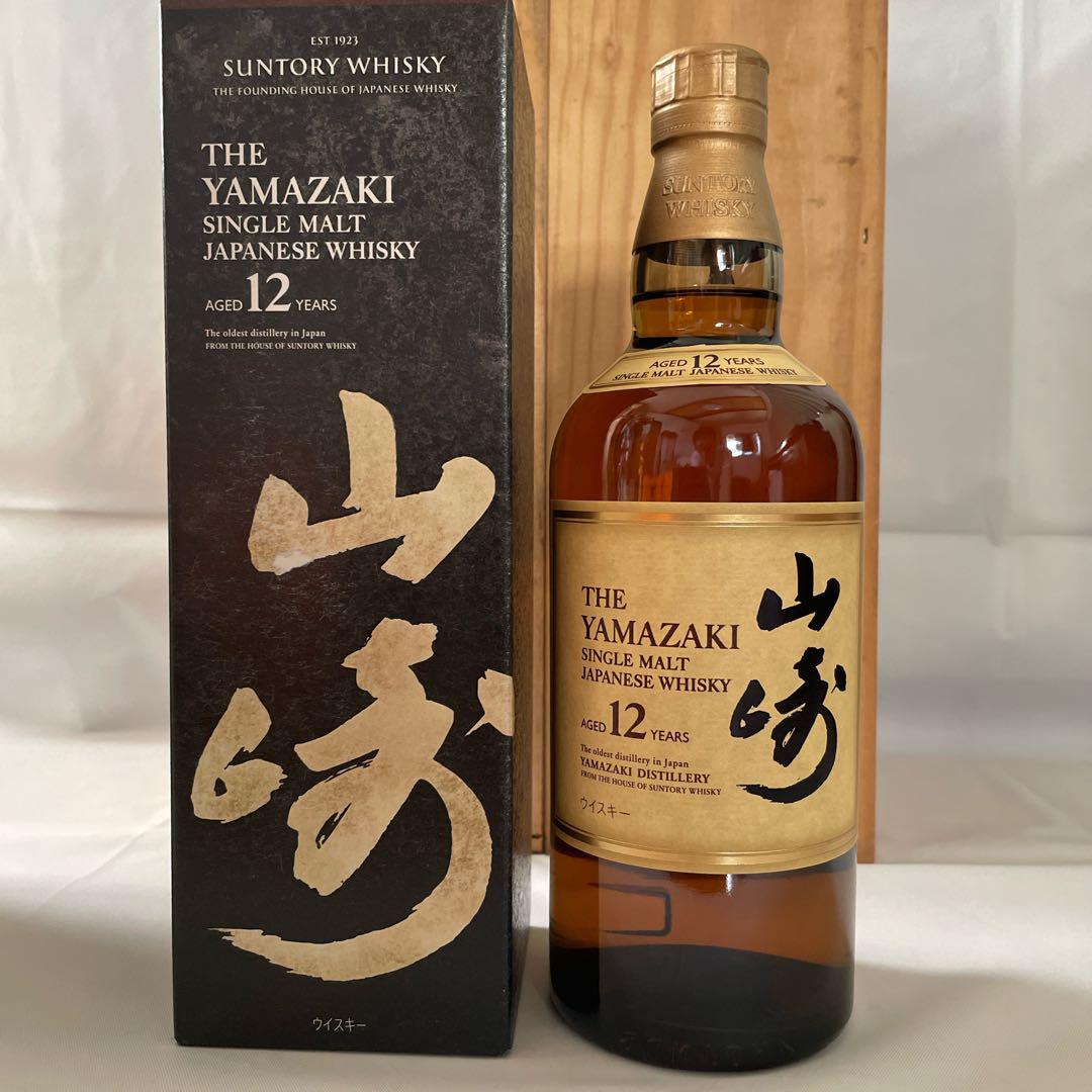 箱あり　サントリー シングルモルト ウイスキー 山崎 12年 700ml