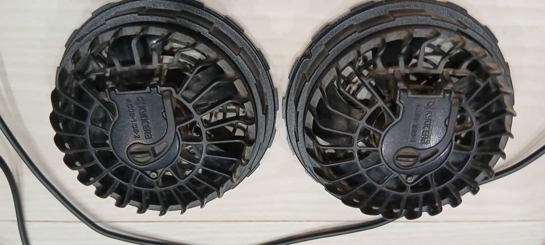 空調服用冷却ファン　バートル　カラーファン