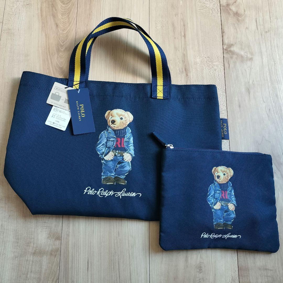 POLO ラルフローレン ポロベア トートバッグ   ポーチ付き  新品
