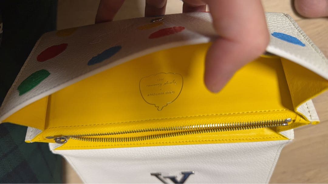 Louis Vuitton ドット柄 長財布 Louis Vuitton ドット柄 長財布