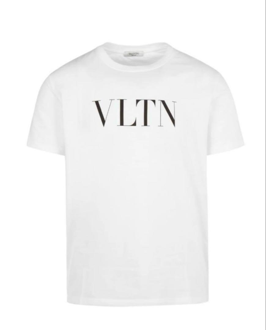 VLTN ロゴプリント ホワイト Tシャツ