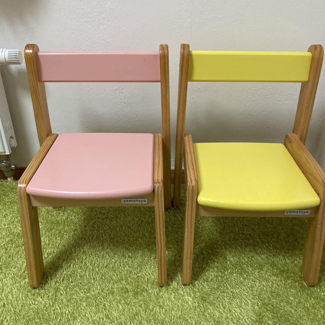 大和屋 キッズチェア Norsta ノスタ リトルチェア 2脚セット