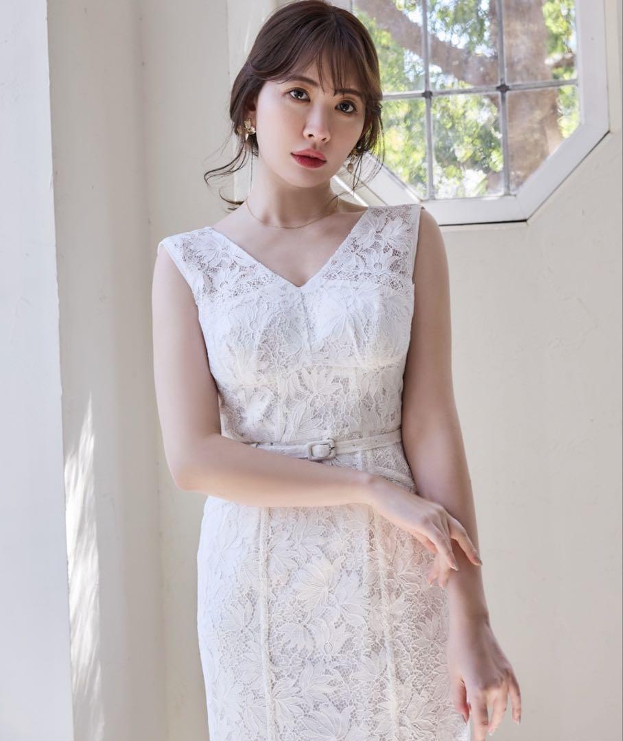 【公式、美品】Waltz Floral Lace Belted Dress Herlipto Waltz Floral Lace Belted Dress - メルカリ