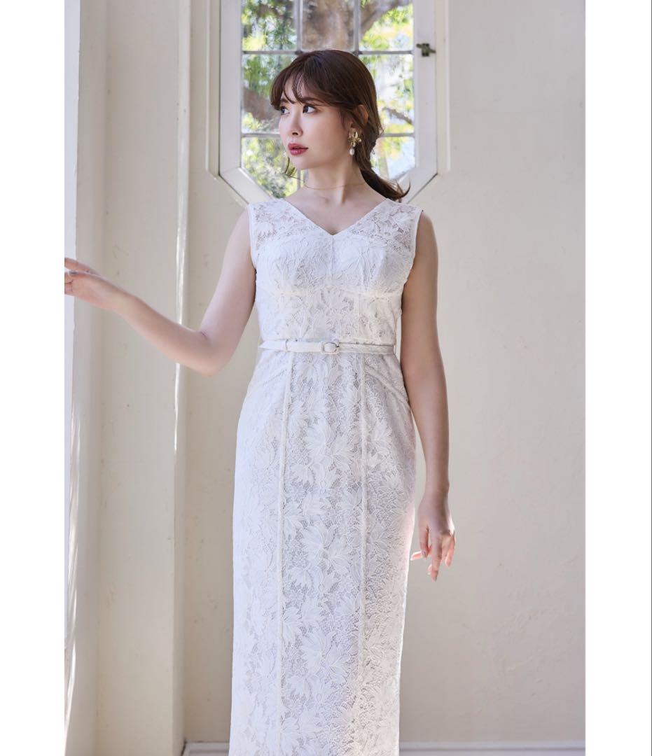【公式、美品】Waltz Floral Lace Belted Dress Herlipto Waltz Floral Lace Belted Dress - メルカリ