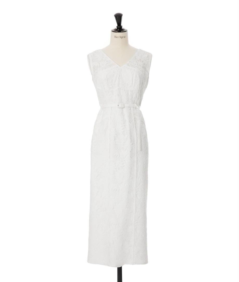 ワンピース herlipto Waltz Floral Lace Belted Dress Her lip to on X: 