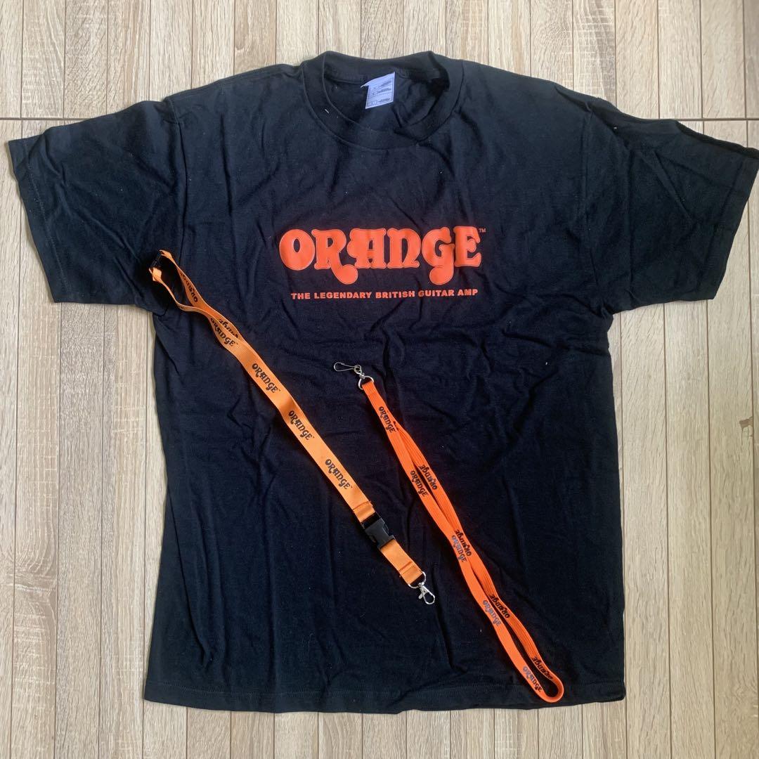 Orange Amp Tシャツ、ストラップ、バッジ