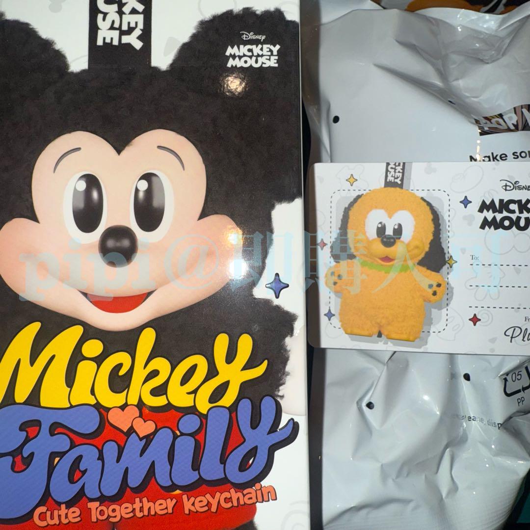 ディズニー　ミッキーファミリー　プルート　グーフィー　micky family ④【プルート】POPMART Micky Family ミッキーファミリー - メルカリ