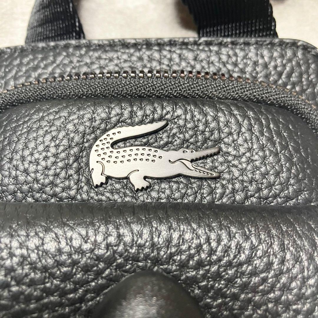 お歳暮・冬ギフト特集 - おとなの週末お取り寄せ倶楽部 新品タグ付き LACOSTE ラコステ スマホショルダーバッグ 牛革 バッグ