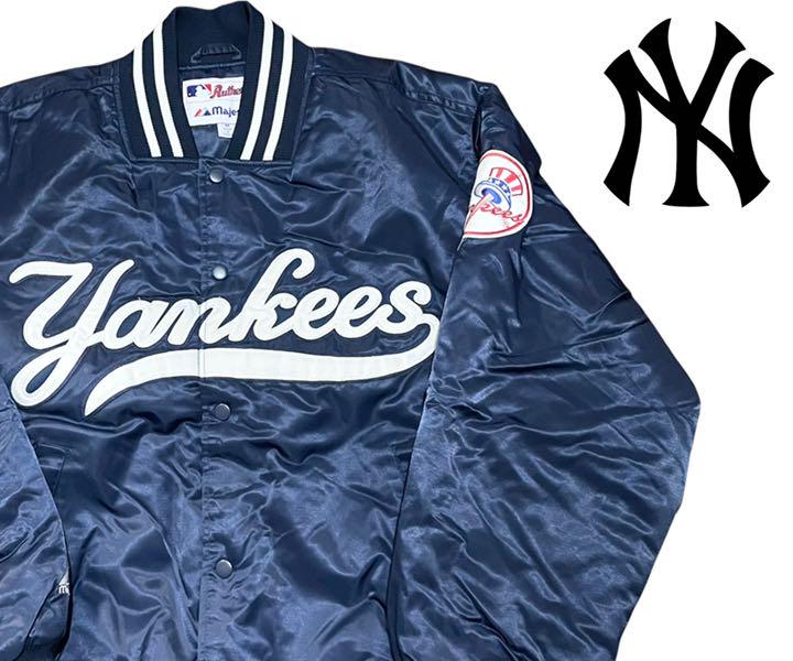 【90s】ニューヨーク　ヤンキース　yankees スタジャン　majestic