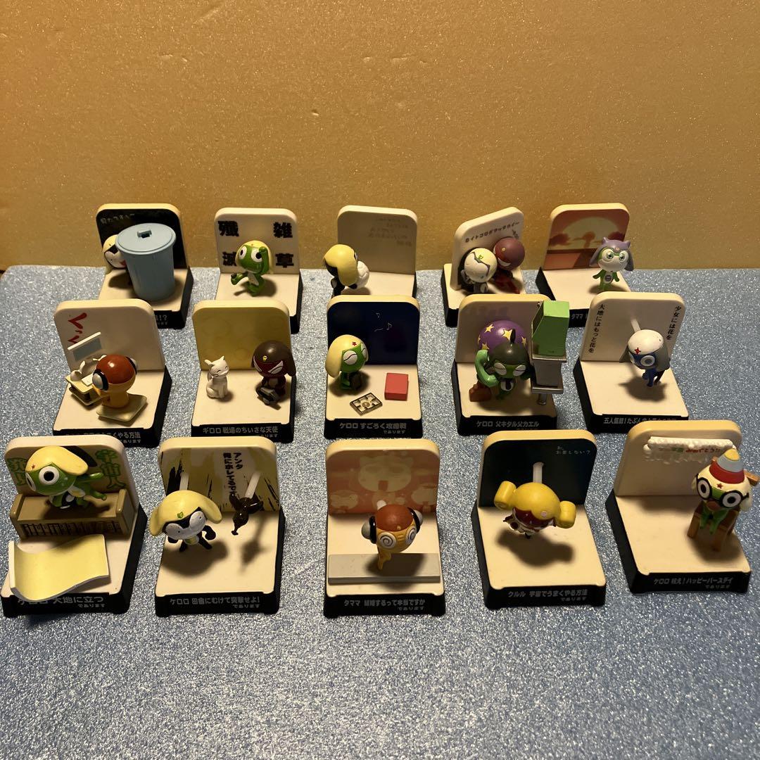 ケロロ軍曹　地球侵略日記&キャラセルセット ケロロ軍曹 地球侵略日記ジオラマフィギュア ギロロ 3個セットの