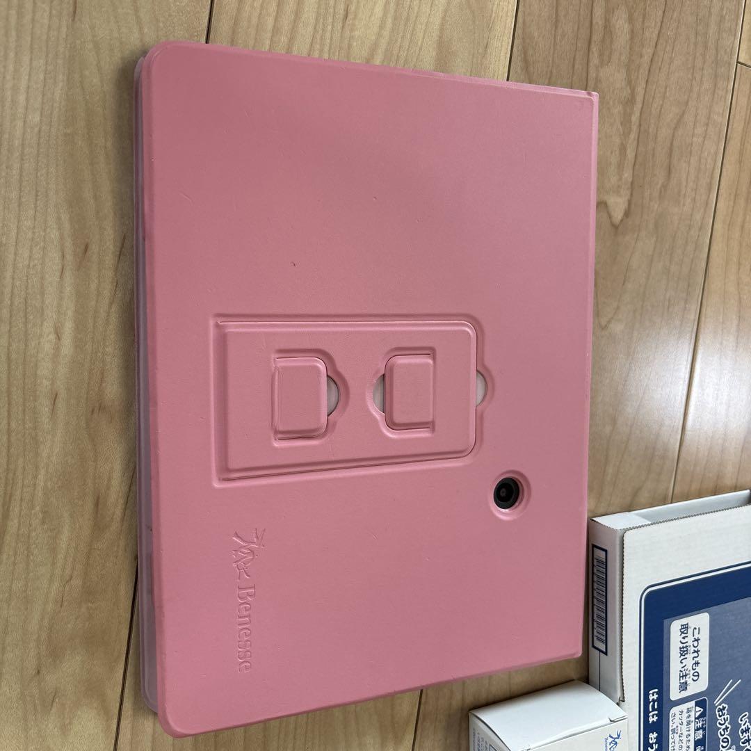 こどもちゃれんじ　チャレンジタッチ　タブレット チャレンジパッドnext ピンク 美品】チャレンジパッド チャレンジタッチネクスト next こども