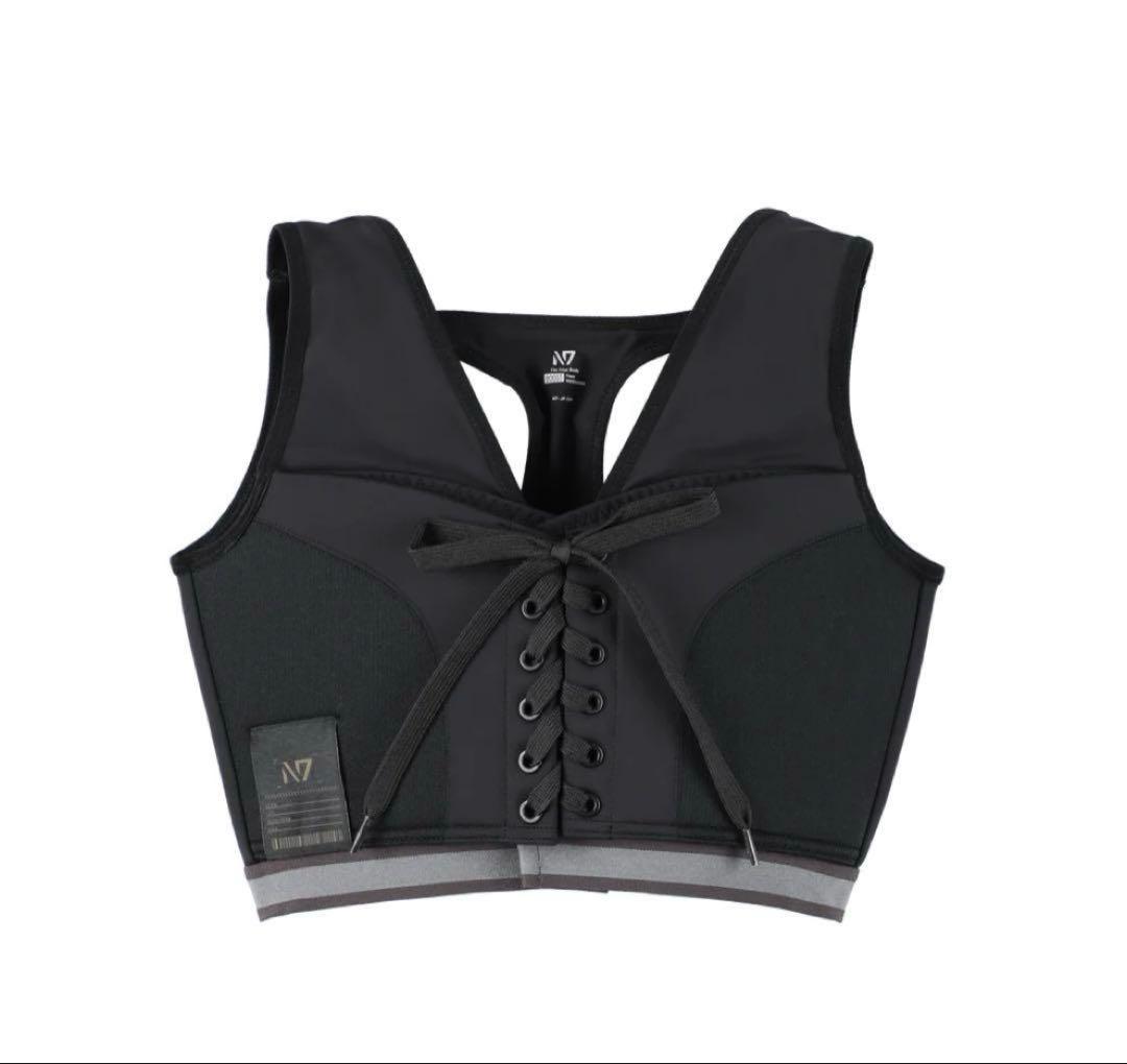 新品未使用タグ付き【N7 スポブラ】 ブラック　ひなちゃんねる