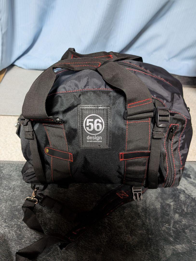 56design ツーリングボストンバックパック