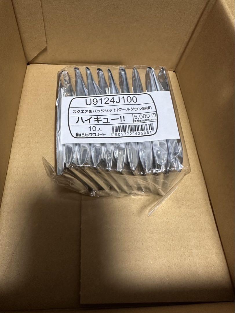 スクエア缶バッジ 即購入可 新品未開封 ハイキュー！！スクエア缶バッジ クールダウン
