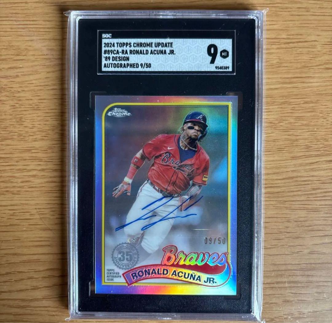 【レア】アクーニャJr. サインカード 50枚限定 アクーニャJr. 直筆サイン2024 topps chrome - メルカリ