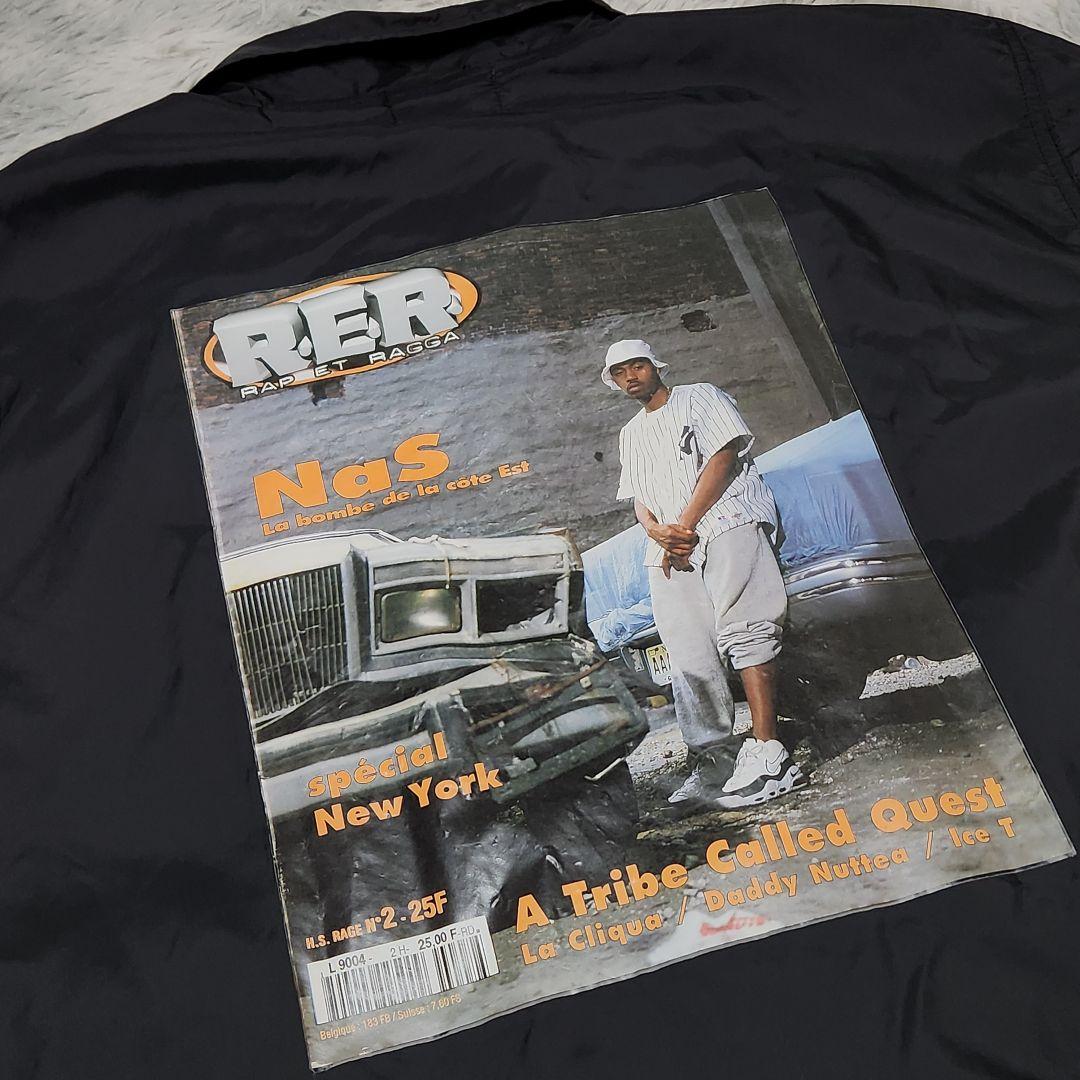 Nas 1993 DESIGNED WORLD HIPHOP PARIS コーチ2XL(3L)・SUPREME