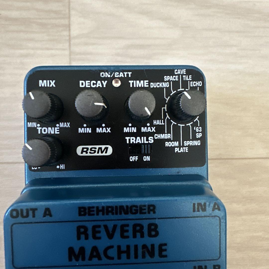 Behringer RV600 REVERB MACHINE 【販売終了品】 Behringer RV600 Reverb Machine Pedal | Sweetwater