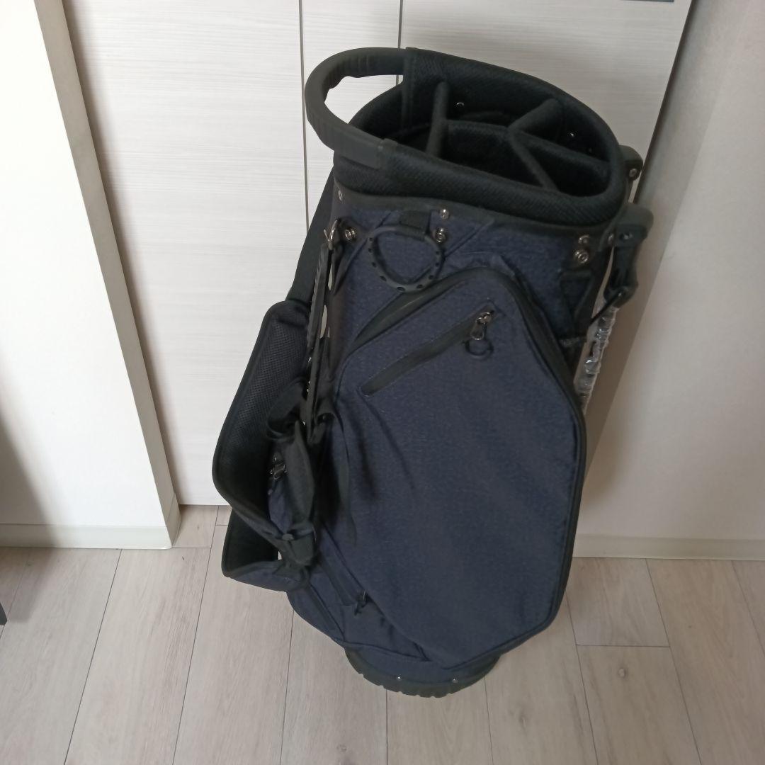 週末バーゲンBSEキャディーバッグ新品　黒（濃紺）