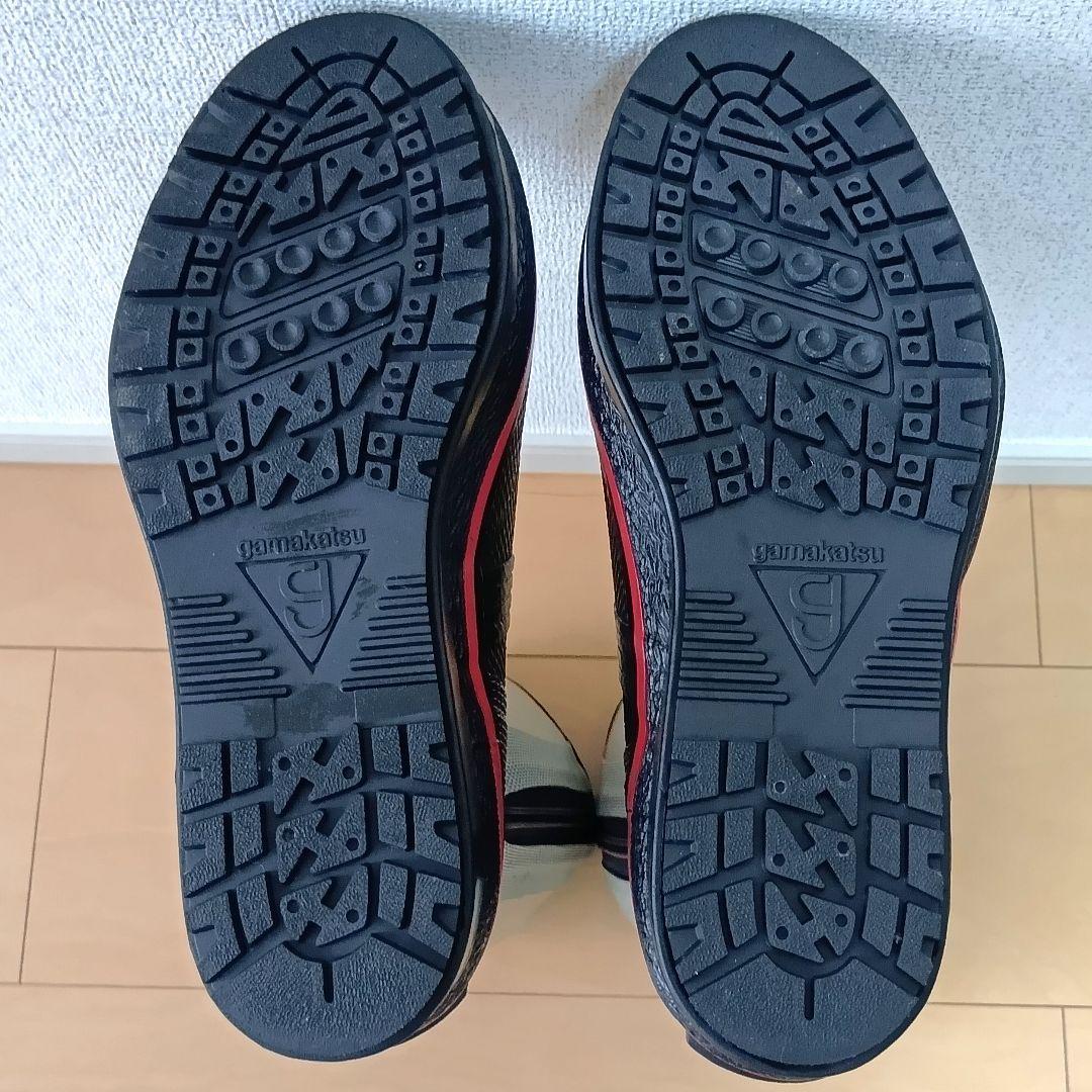 全部実物撮影しております Gamakatsu がまかつ ブーツ Lサイズ ラジアルソール