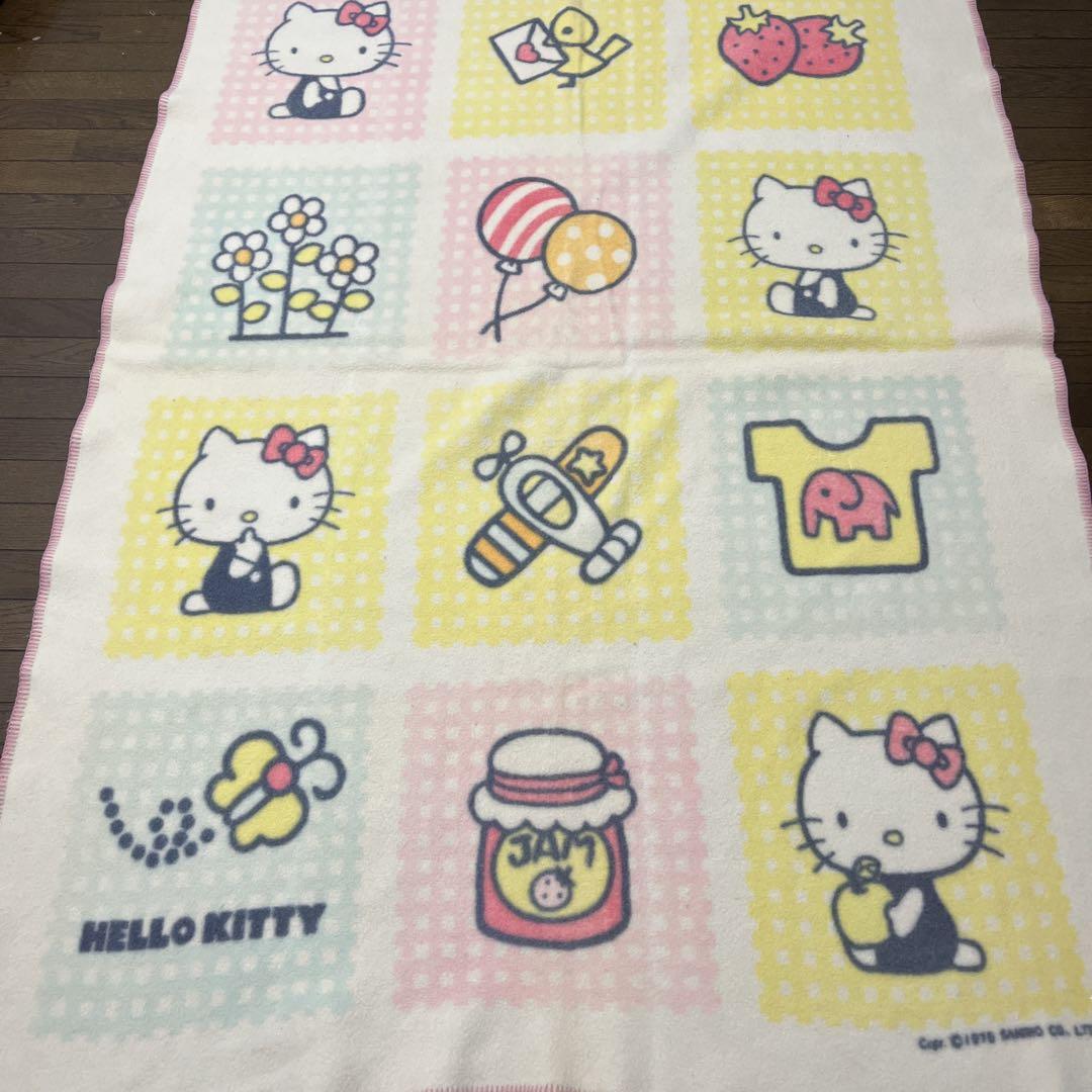 HELLO KITTY レトロ毛布　1976年