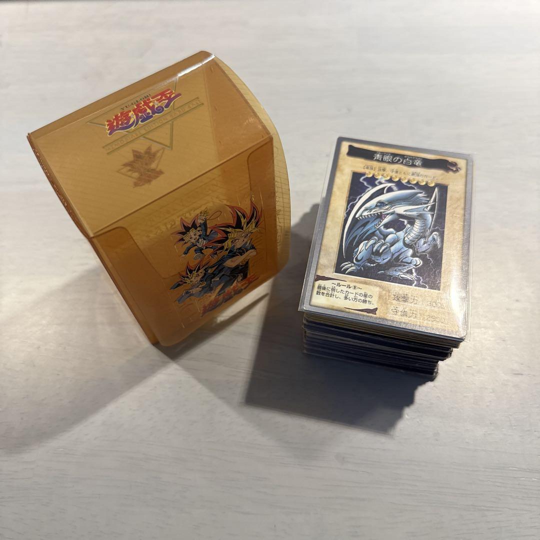 青眼の白龍　遊戯王　バンダイ版　OCG ルールカード　まとめ売り 青眼の白龍 遊戯王 バンダイ版 デッキケース付き ルールカード