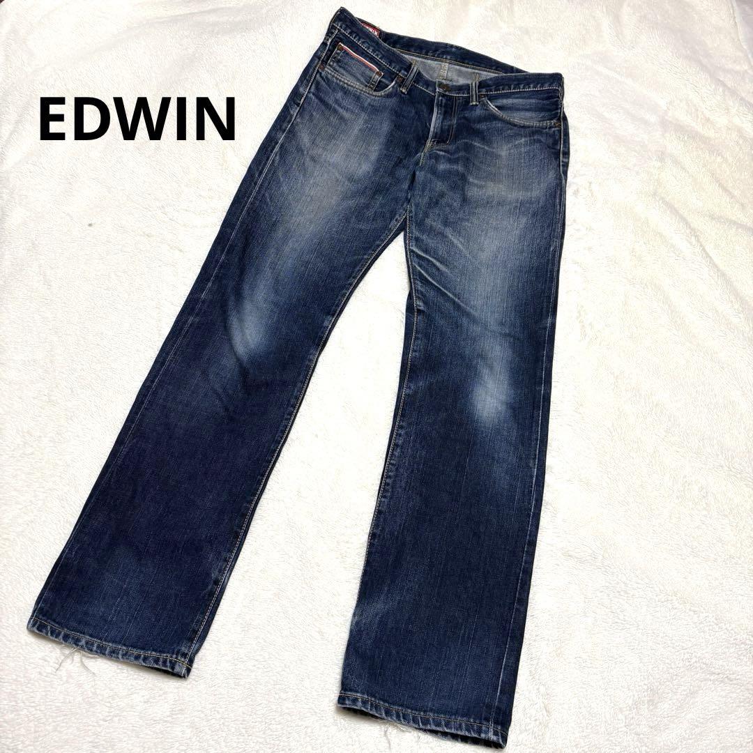 未使用品　EDWIN 505SX ダークブルー ストレートデニム 未使用品 EDWIN 505SX ダークブルー ストレートデニム - メルカリ
