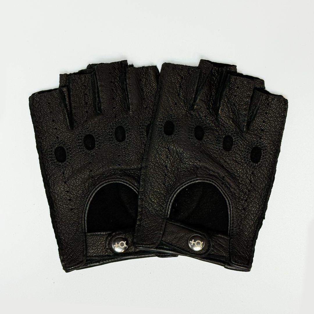 Plus Alpha Designs 本革製レーシンググローブ ハンドメイド S
