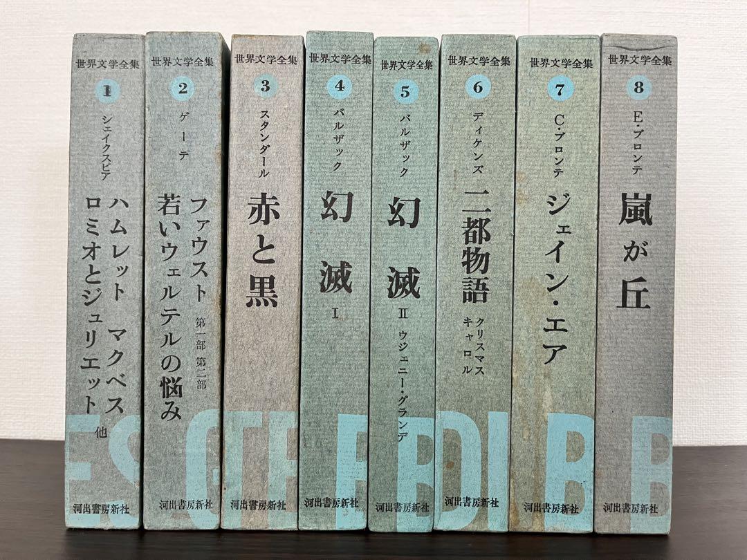 河出書房新社 世界文学全集 1~8巻セット - メルカリ
