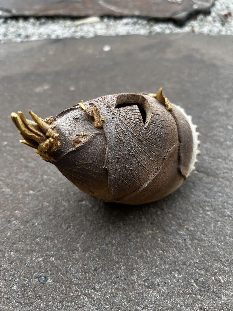 蒲池焼　竹の子　筍　陶器　置物　一輪挿し　細かな欠けあり 蒲池焼 竹の子 筍 陶器 置物 一輪挿し 細かな欠けあり - メルカリ