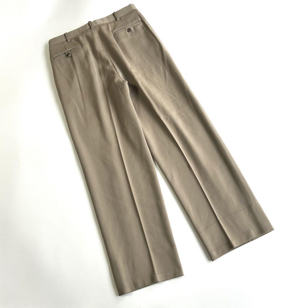 【美品】 ラルフローレン　スラックス　ウール　ツータック 日本製　ベージュ　85