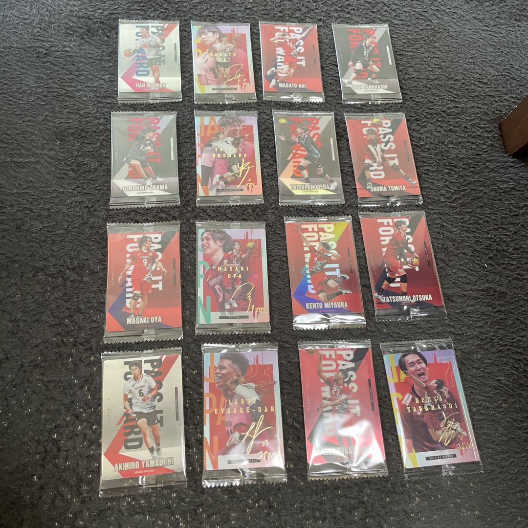 全日本男子バレーボールカードSET 12枚 - メルカリ