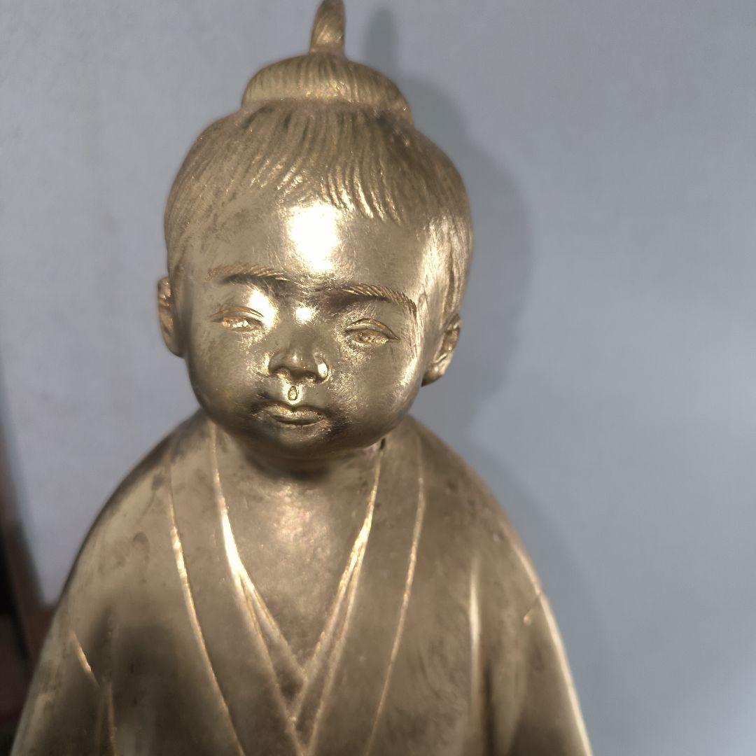 銅製　純銅　無我童子