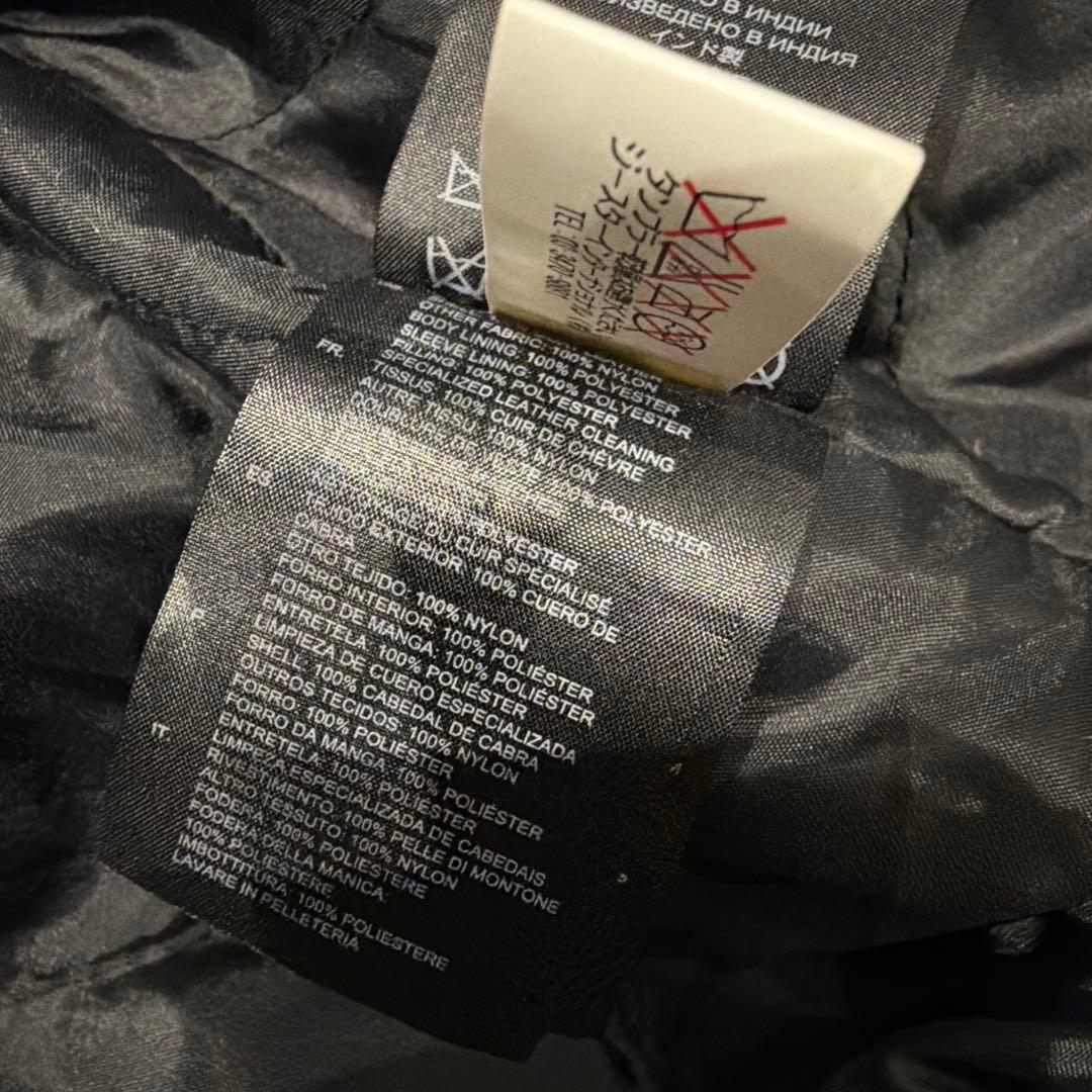 G-STAR GS刺繍レザージャケット