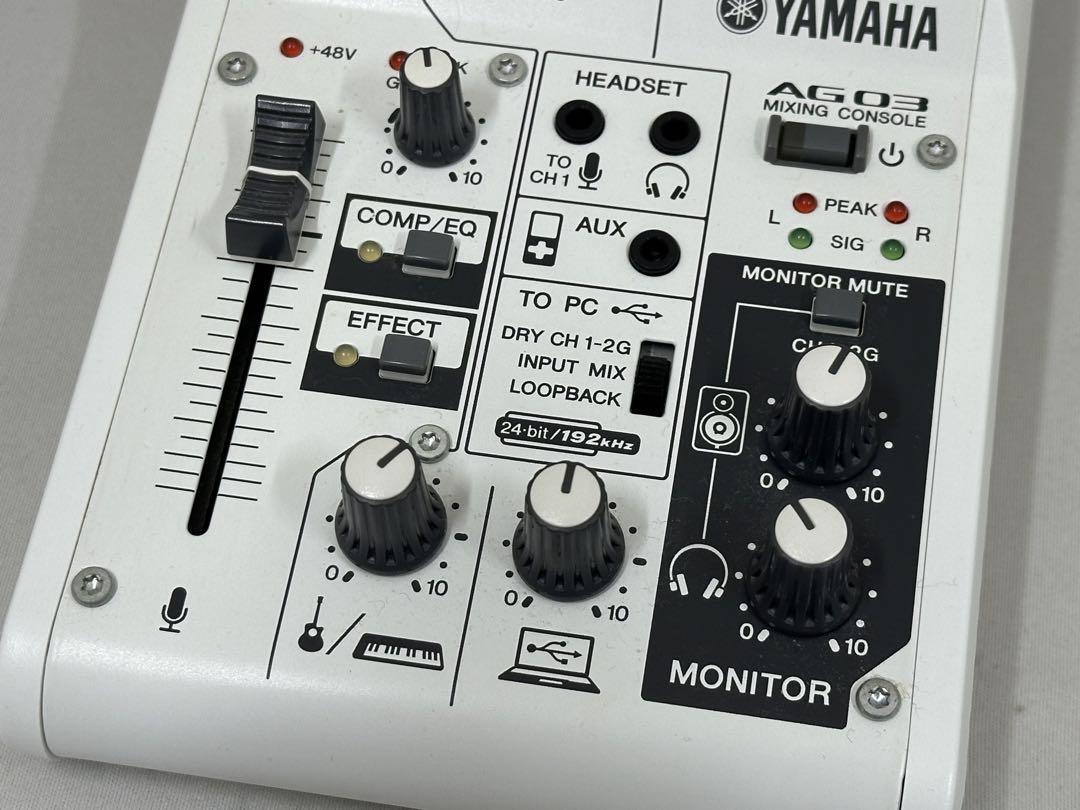 飴*屋様 Yamaha AG03 ミキシングコンソール ヤマハ | AG03 - ウェブキャスティングミキサー - 概要