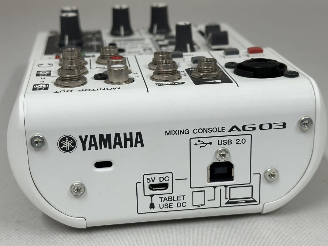 YAMAHA AG03 ミキシングコンソール 初代 ヤマハ | AG03 - ウェブキャスティングミキサー - 概要