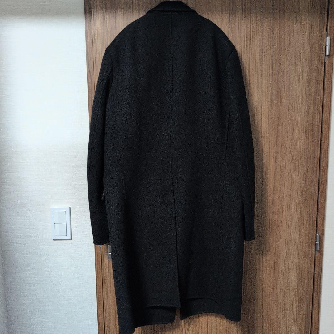 ユニクロ J ブラック チェスターコート ウール混合L UNIQLO WWW_SHINETEETH_COM