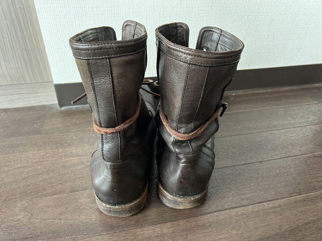 【レア】Ｙ's for men ワイズ　レースアップブーツ　ブラウン27cm程度