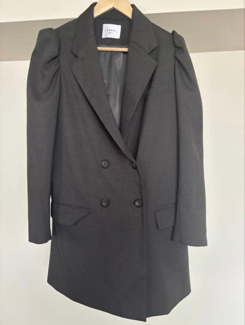 Ameri Vintage CHECK JACKET MINI DRESS Ameri Vintage CHECK JACKET MINI DRESS