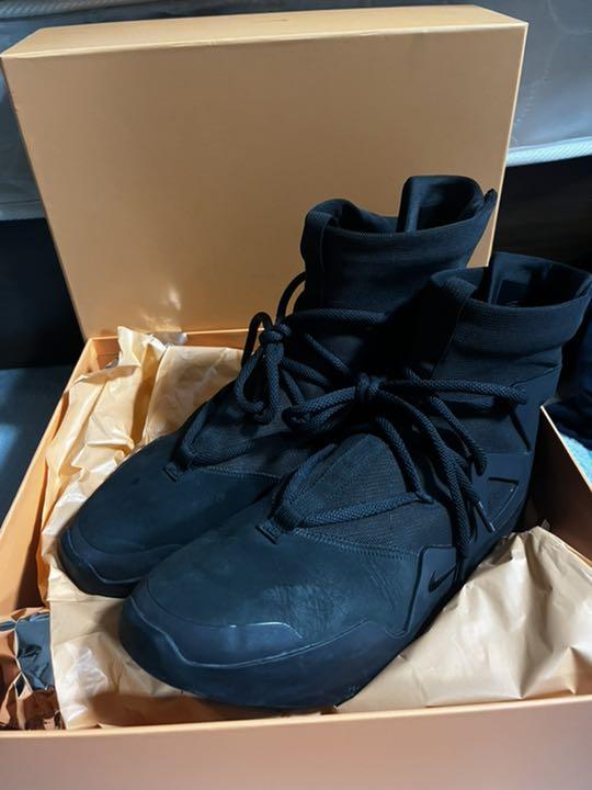 スニーカー NIKE×fear of got ナイキ×フィアオブゴッド セレクトショップ購入 Portaillハンドダイ ジャパンステアレザー スニーカー スニーカー