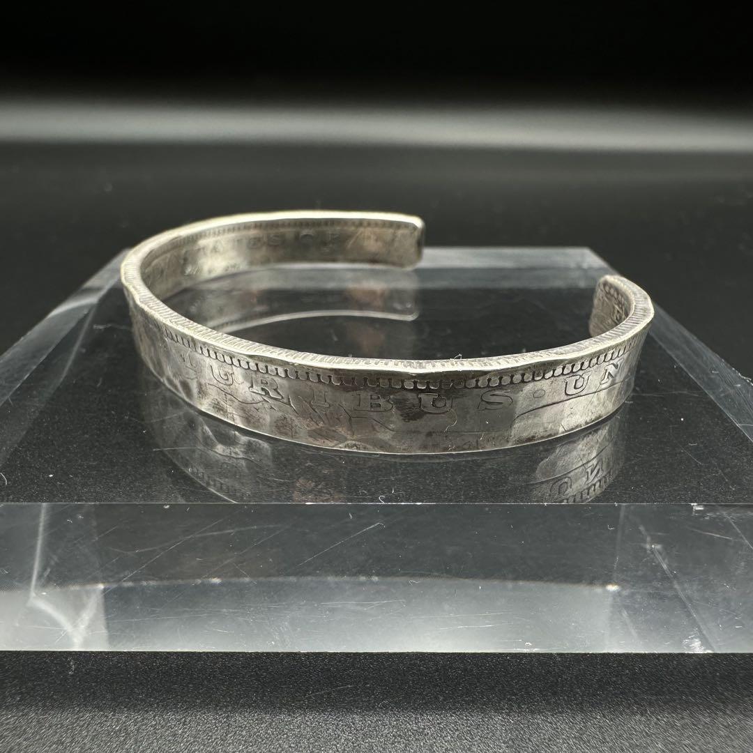 コインシルバー　バングル　silver900 one dollar
