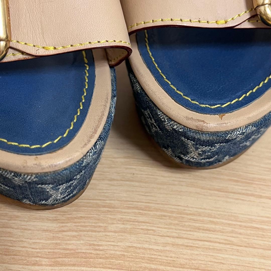 LOUIS VUITTON サンダル ウェッジソール コンフォートサンダル