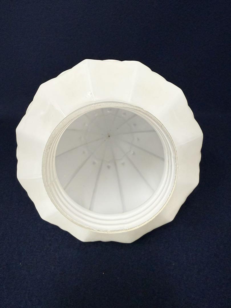 ⑤ 電傘 電笠 乳白色 昭和レトロ 時代 古玩 当時物 旧家 蔵出 骨董品 ⑧ 電傘 電笠 乳白色 昭和レトロ 時代 古玩 当時物 旧家 蔵出 骨董品
