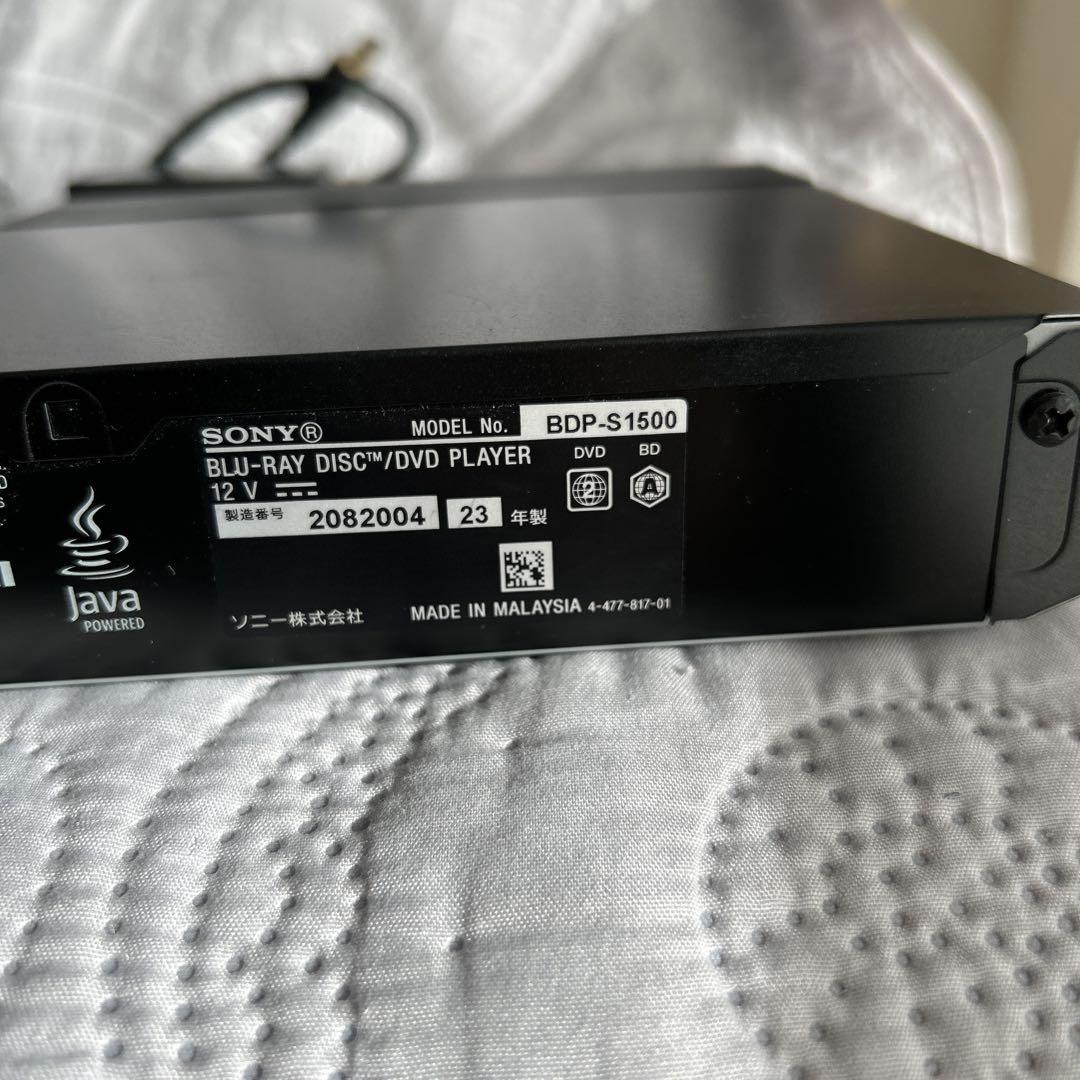 週末値下げSONY BLURAY DVD PLAYER