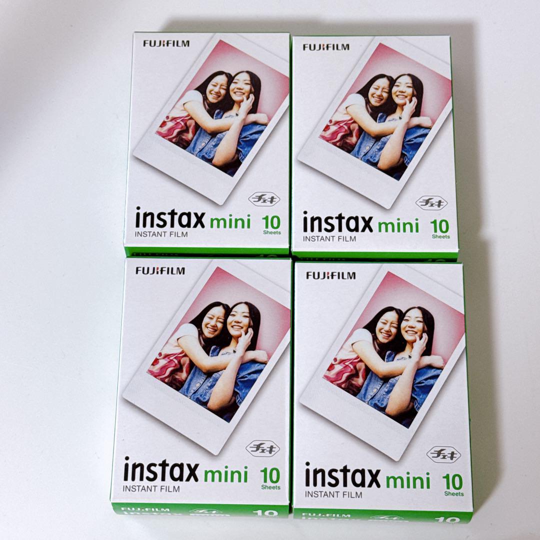 FUJIFILM instax mini インスタントフィルム 10枚 4個